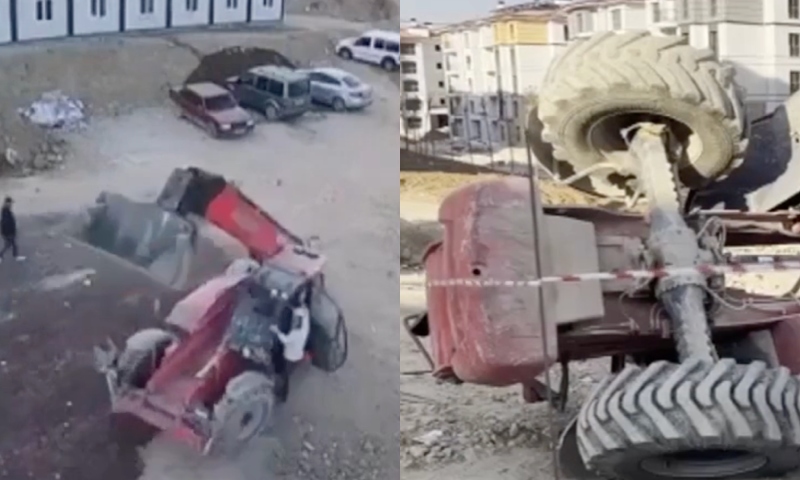 Adolescentes que se aventuravam em canteiro de obras são esmagados por escavadeira; veja vídeo