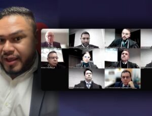 Raione Cabral é preso após invadir sessão do TRE-AM e xingar juiz; veja vídeo