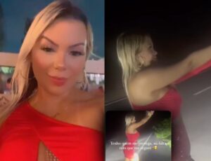 "Ela não pode ver uma Glock": Influenciadora de Manaus é flagrada ostentando arma e atirando na madrugada