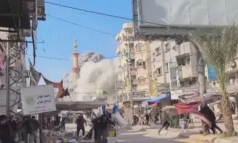 Templo muçulmano é destruído durante ataque israelense na Faixa de Gaza