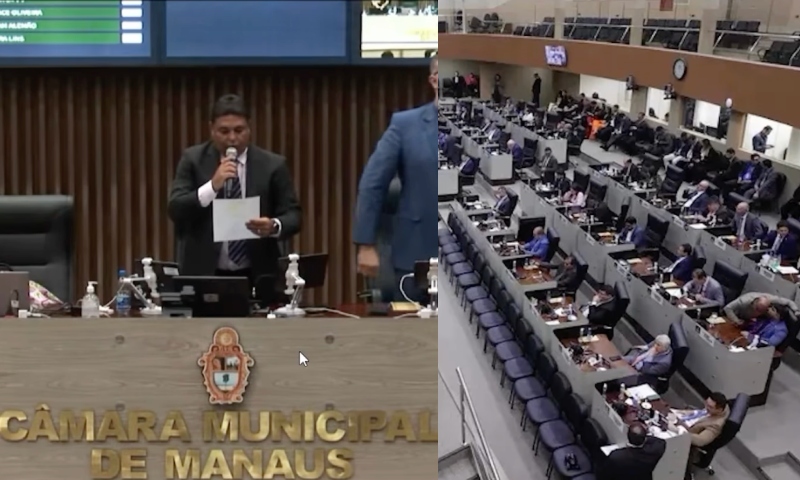 Privilegiados com dinheiro público: vereadores não eleitos de Manaus aprovam Plano de Saúde para eles e seus familiares; veja vídeo