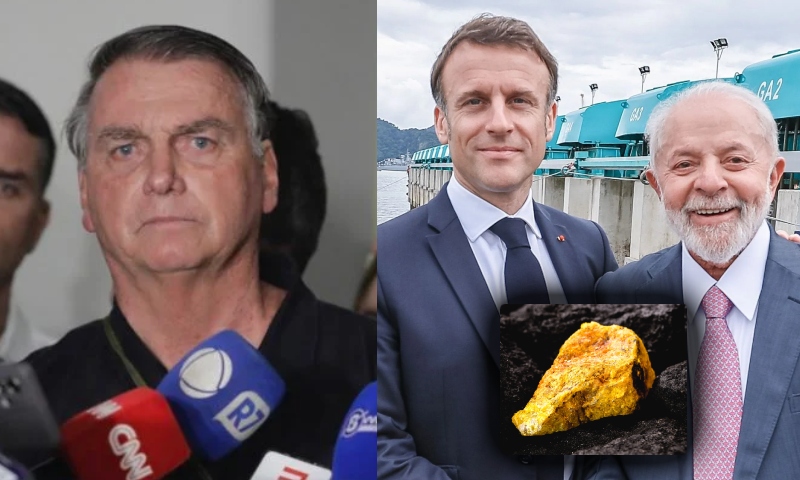 Bolsonaro denuncia acordo entre Lula e Macron envolvendo urânio brasileiro; veja vídeo