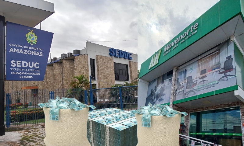 “Ganhou na Loteria”: empresa Movenorte recebe R$ 21,5 milhões da SEDUC-AM para fornecer móveis escolares