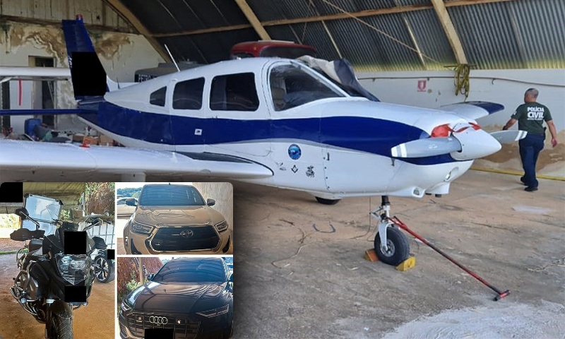 Policial Civil preso por ser líder de quadrilha ostentava carros de luxo e até avião; veja