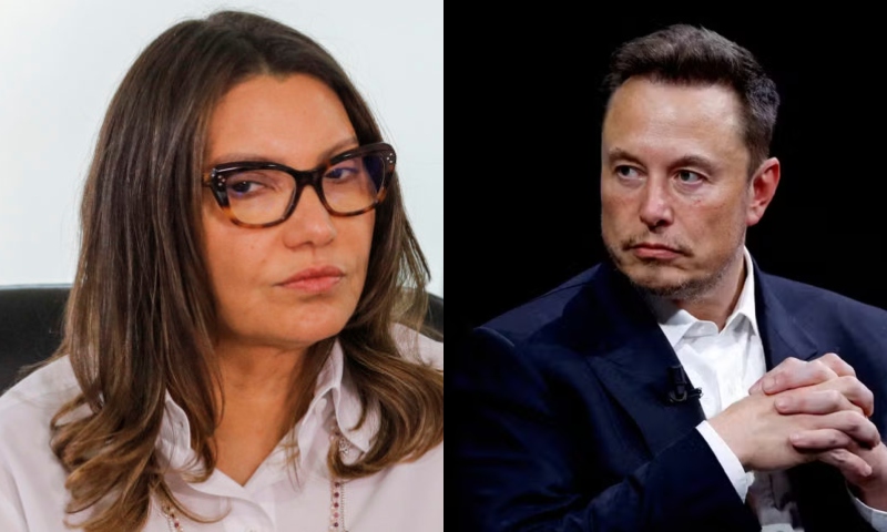 Comissão na Câmara aprova moção de repúdio contra Janja por xingamento a Elon Musk