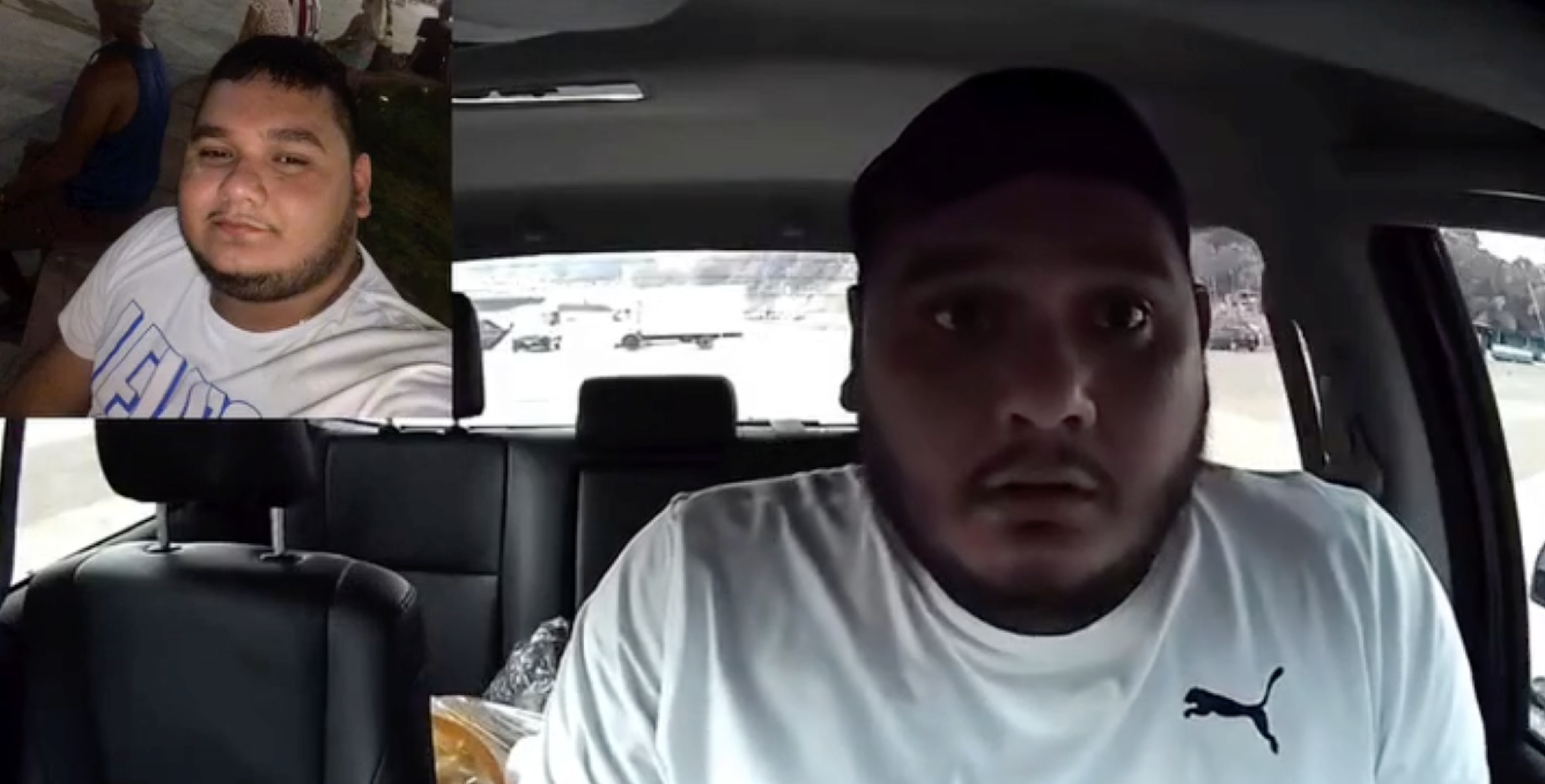 Vulgo ‘Brunão’ toma susto ao perceber que estava sendo filmado enquanto “fazia a limpa” em Hilux; veja vídeo