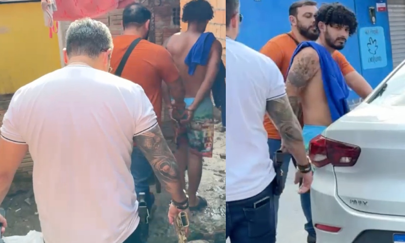 De ressaca e cheio de remela, vulgo ‘Mikey Mau’ é preso com armas e drogas em Manaus; veja vídeo