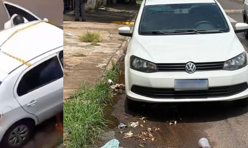 Corpo em decomposição é encontrado dentro de carro abandonado na avenida Tancredo Neves; veja vídeo