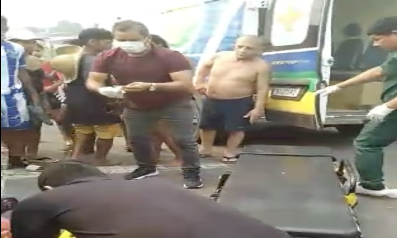 Homem é alvej4do por dispar0s de arm4 de fogo em Maués; veja vídeo