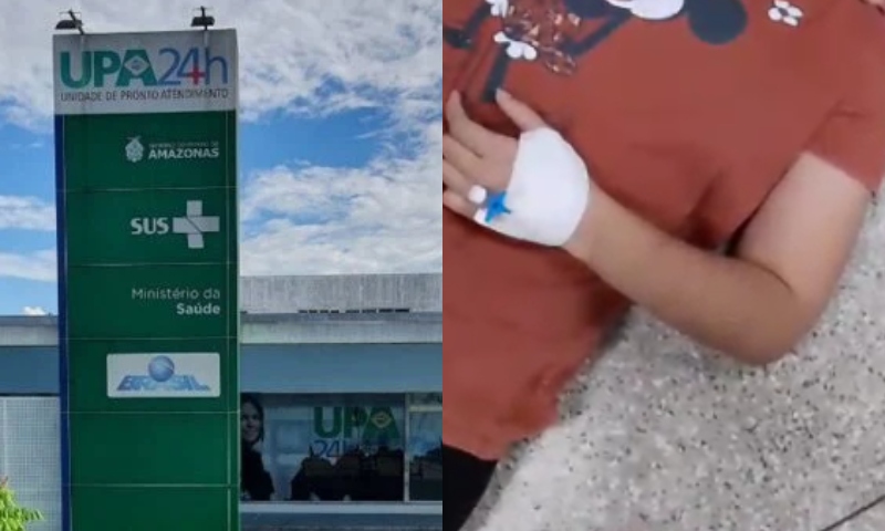 Saúde do AM em colapso: paciente é obrigada a deitar no chão de UPA em Manaus por falta de leito; veja vídeos