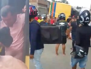 PM que matou motoqueiro de aplicativo é espancado dentro de ônibus; veja vídeo