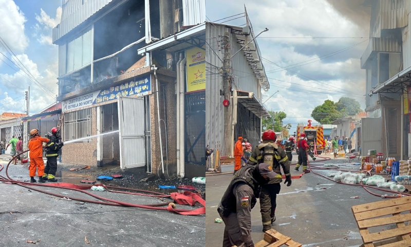 Herói da ZL: gerente arrisca a própria vida, salva funcionários e quebra o pé ao pular do 2º andar durante incêndio no Fuxico; veja vídeo
