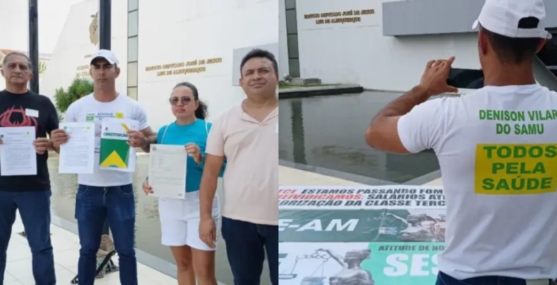 Com salários atrasados há 7 meses, trabalhadores da saúde do Amazonas planejam paralisação; veja vídeo