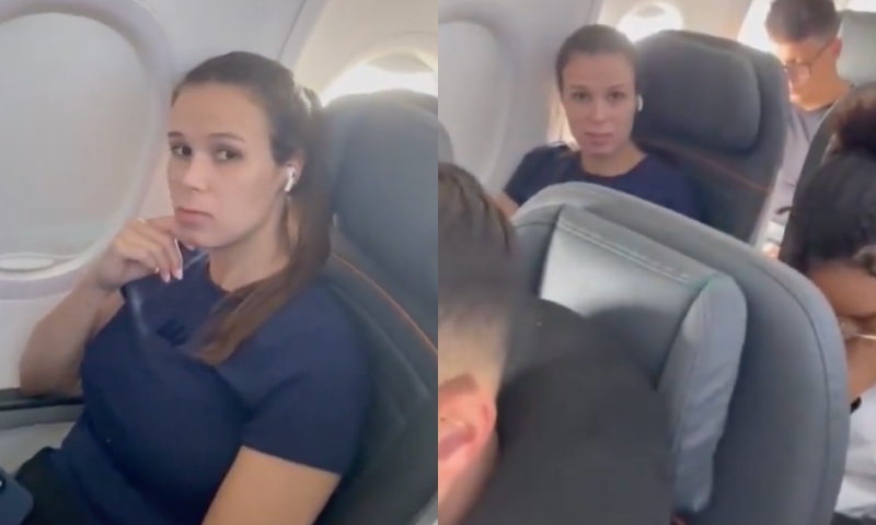 Mãe briga e filma passageira que se recusou a ceder janela de avião para sua filha: “sem empatia com criança”; veja vídeo