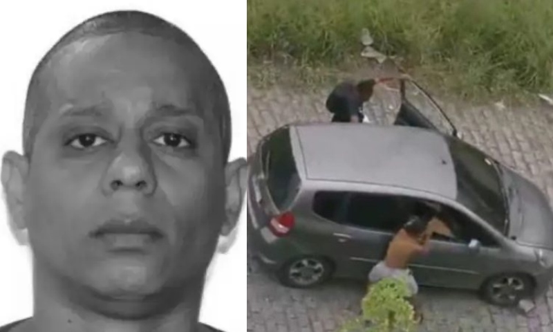 Traficantes matam policial, colocam corpo em carro e soltam veículo ladeira abaixo no RJ; veja vídeo