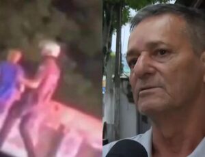 "Ato de pura maldade", diz pai ao ver filho ser jogado de ponte por PM; veja vídeo