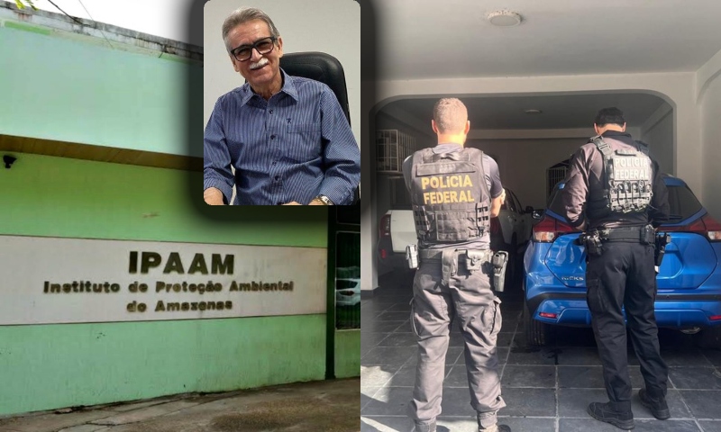 Fraude ambiental: servidores do Ipaam são alvos da PF no mesmo esquema bilionário do ex-secretário “Braguinha”