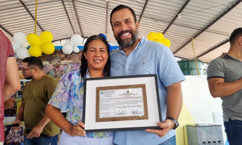 Deputado Dr. George Lins recebe título de cidadão Novo-Aripuanense e reafirma compromisso com o município