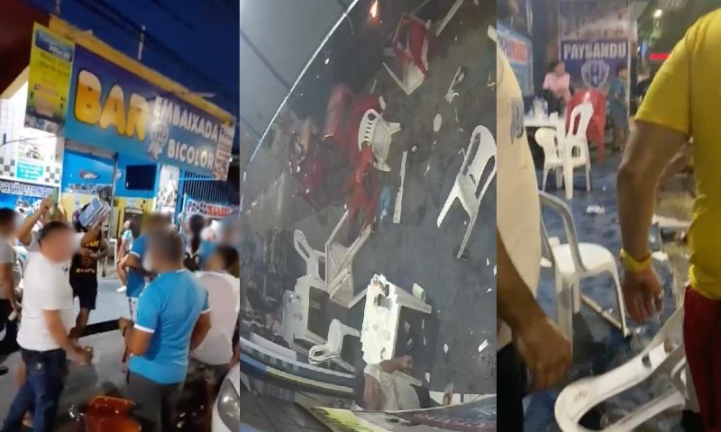 Torcida do Remo ataca torcedores do Paysandu em bar de Manaus: “Vieram lá de Belém pra tocar o terror”; veja vídeo