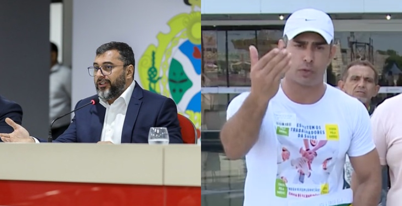 “Migalha”: Wilson Lima usa 13º para disfarçar salários atrasados de trabalhadores da saúde, diz líder de movimento no AM