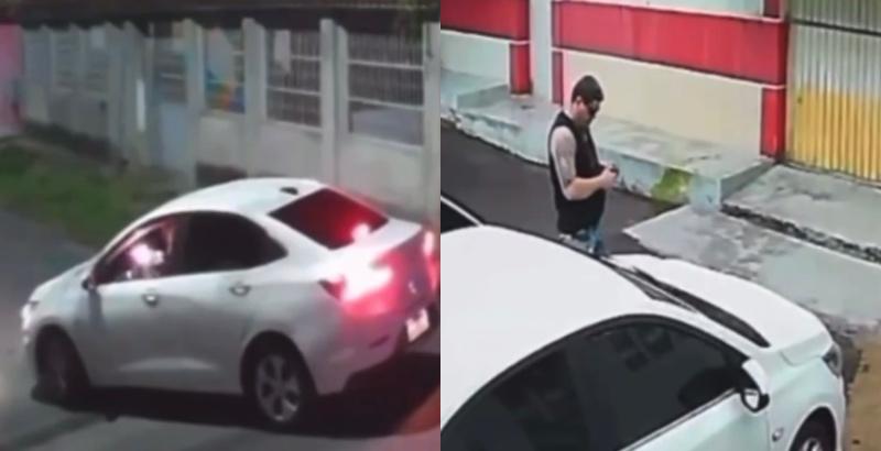 Terror nas ruas: homem arremessa catolé em casas na zona Centro-Sul de Manaus
