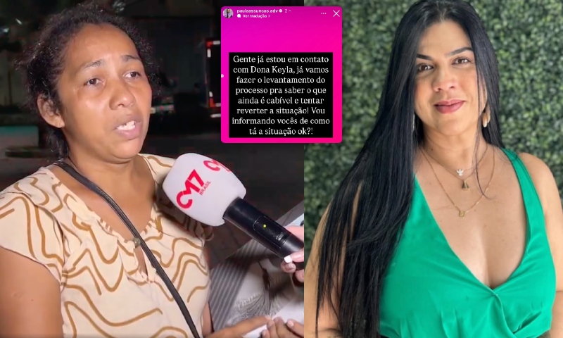 Após reportagem do CM7, advogada Paula Assunção vai ajudar dona Keila a recorrer contra dívida de álbum da formatura do filho