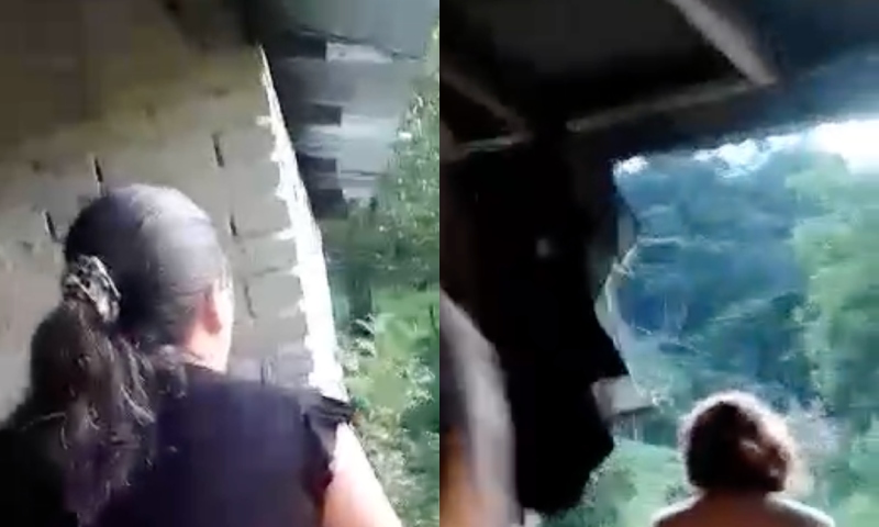 Corna braba flagra marido com “coroa enxuta” e espanca os dois com galho de goiabeira; veja vídeo