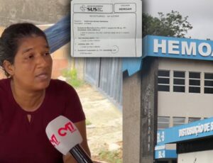 "Isso é uma humilhação", diz mulher que sofre com falta de medicamentos no HEMOAM na gestão Wilson Lima; veja vídeo