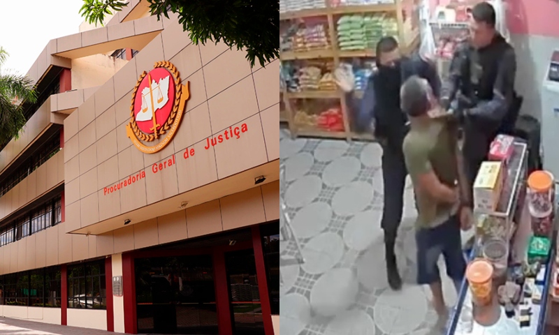 Operação do MPAM: policiais são presos após agredirem comerciante no bairro Colônia Santo Antônio; veja vídeo