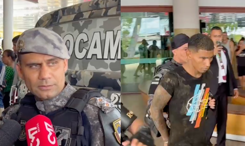 Urgente: polícia prende um dos assaltantes da Vivara no Manauara Shopping; veja vídeo