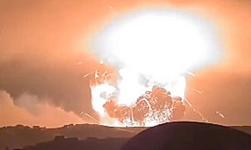 Ataque de Israel causa explosão gigante na Síria; veja vídeo