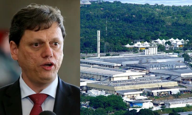 Governador de São Paulo Tarcísio de Freitas volta a atacar a Zona Franca de Manaus
