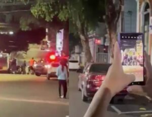 Moradores filmam grupamento MARTE desativando suposta bomba no Centro de Manaus: "ei, bora logo embora!"; veja vídeo