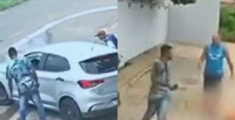 Motorista de app se irrita e ataca com faca passageiro que estava com roupa suja; veja vídeo