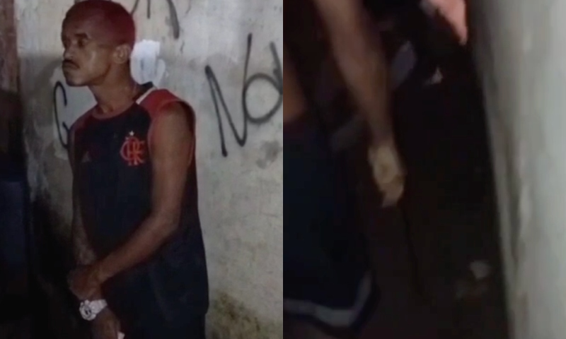 “Parceiro mandou quebrar seu nariz!”: zé droguinha leva pauladas na fuça após dar calote em traficantes; veja vídeo