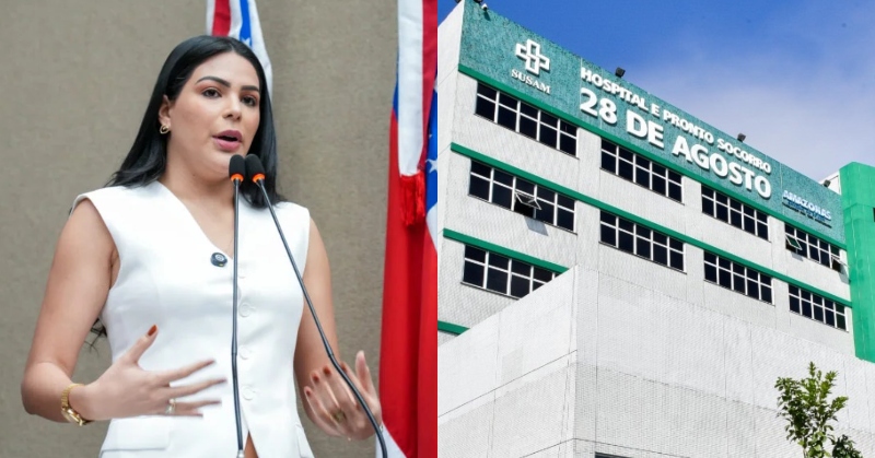 Deputada Mayra Dias critica Governo do AM por crise no Hospital 28 de Agosto: “A população merece respeito!”