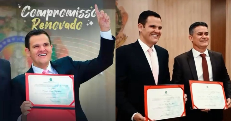 Renato Junior, vice-prefeito eleito e diplomado, agradece a Manaus e reafirma compromisso de trabalho; veja vídeo