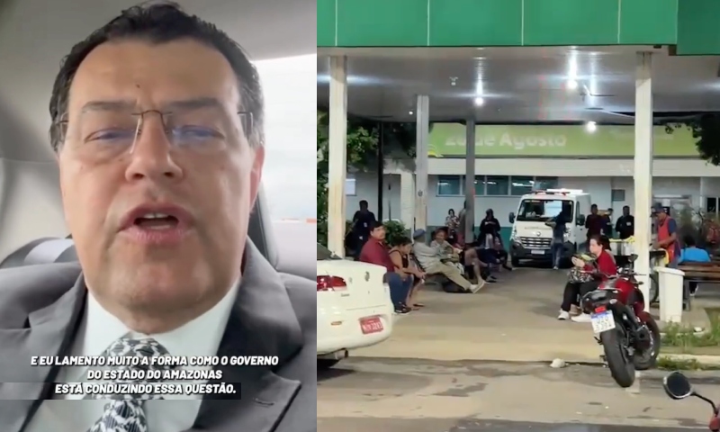 Eduardo Braga fala sobre crise no 28 de Agosto: “O Governo, a Secretaria de Saúde e o governador estão errados’; veja vídeo