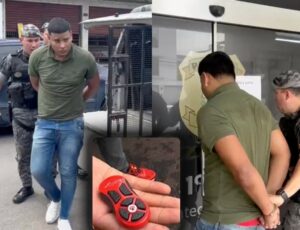Ladrão é preso após usar "Chupa-Cabras" para roubar carros no Parque 10; veja vídeo