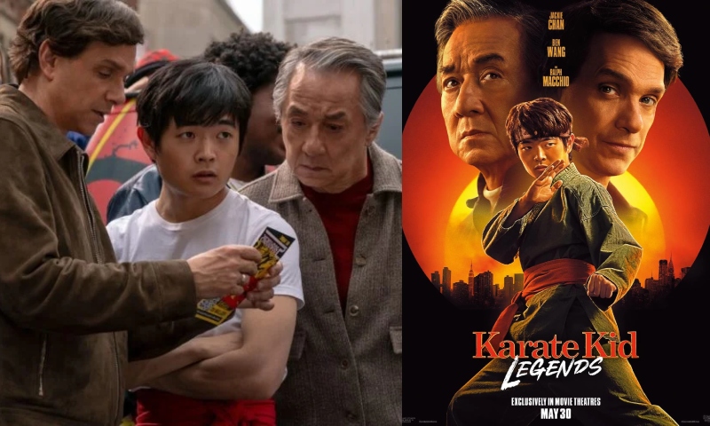 “Bota casaco, tira casaco!”: Jackie Chan e Ralph Macchio serão mestres no novo filme “Karatê Kid: Lendas”; veja trailer