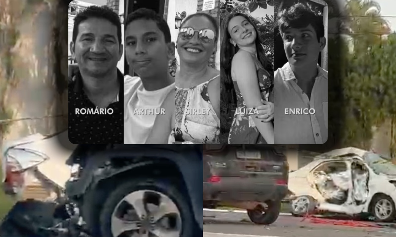 “Uma família inteira”: pai, mãe, filho e dois amigos morrem em acidente ao voltar de formatura; veja vídeo