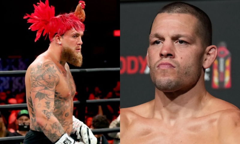 Jake Paul afirma que Nate Diaz está com medo de enfrentá-lo no MMA