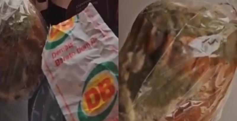 ‘Natal de mofo’: cliente denuncia DB por vender panetone estragado; veja vídeo