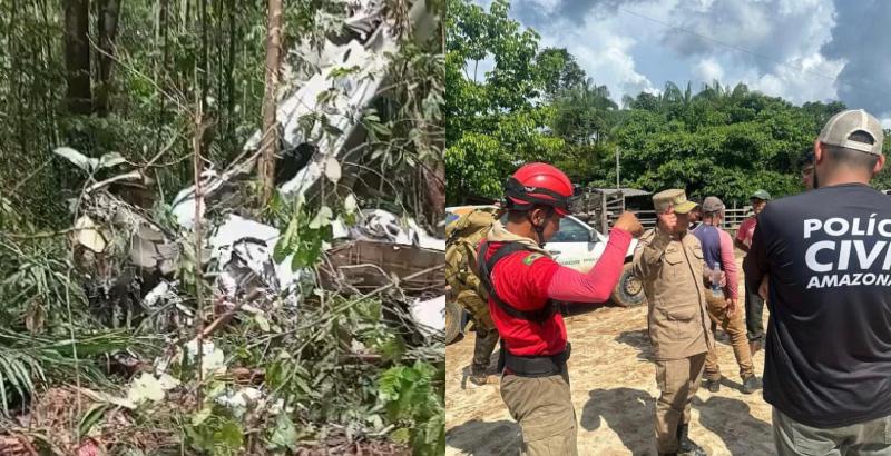 Após 5 dias de buscas, destroços de avião que caiu em Manicoré são encontrados; veja vídeo