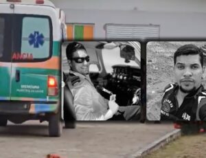 Veja momento em que corpos do piloto e de passageiro são levados para o IML de Manicoré; vídeo