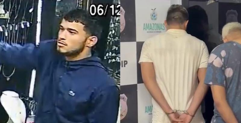 Suspeito de assaltar joalheria é preso após ser dedurado pela própria namorada em Manaus
