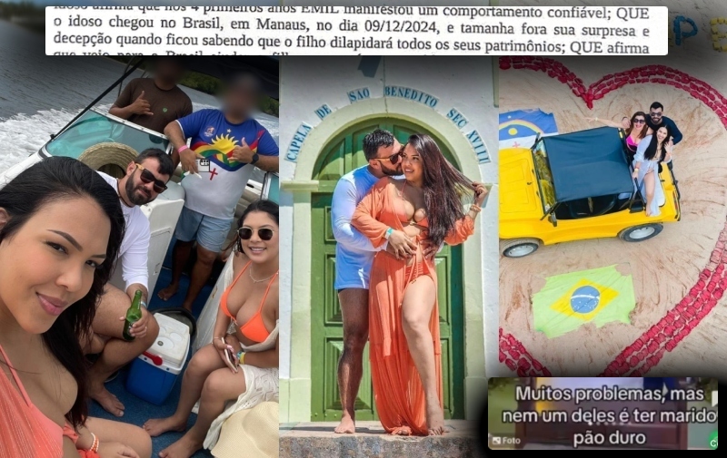 Filho dá golpe no próprio pai e vende imóveis de luxo em Manaus pra viver ostentando com lindas morenas “suga suga”; veja vídeo