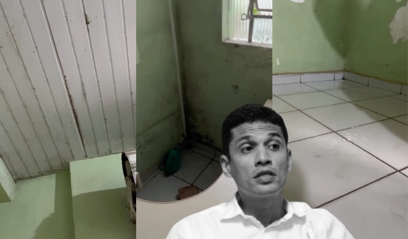 Sede da Prefeitura de Maués está abandonada, diz nova prefeita: “só mofo e cheio de goteiras”; veja vídeo