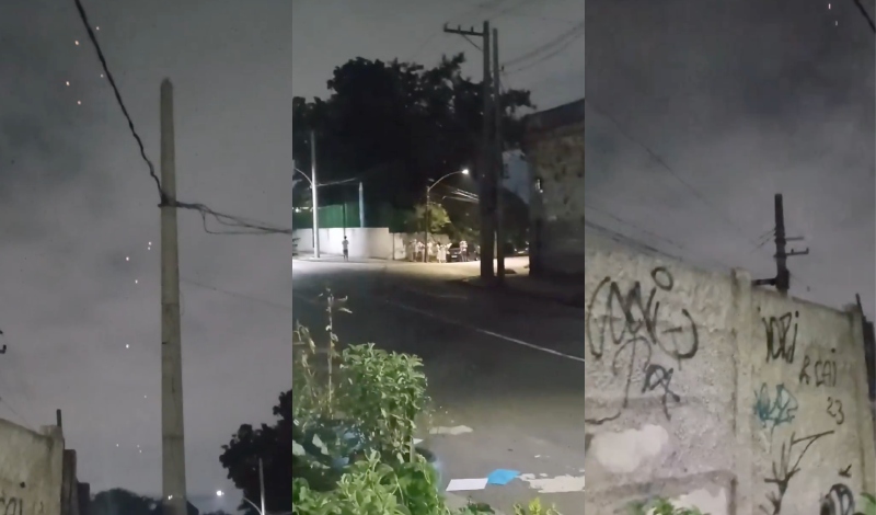 “Tiro, Macumba e OVNI”: morador do RJ grava vídeo mostrando como foi a 1ª madrugada de 2025 no Brasil; veja