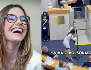 Zoe Martínez deixa a esquerda em 'surto' após gritar “Viva Bolsonaro” durante posse na Câmara de São Paulo; veja vídeo